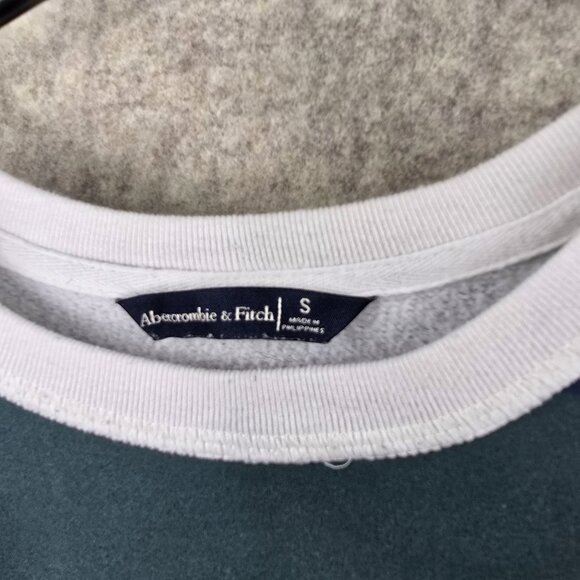Abercrombie & Fitch Striped Crewneck Sweatshirt S - Picture 3 of 6